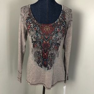 One world live and let live Sz L NET Boho